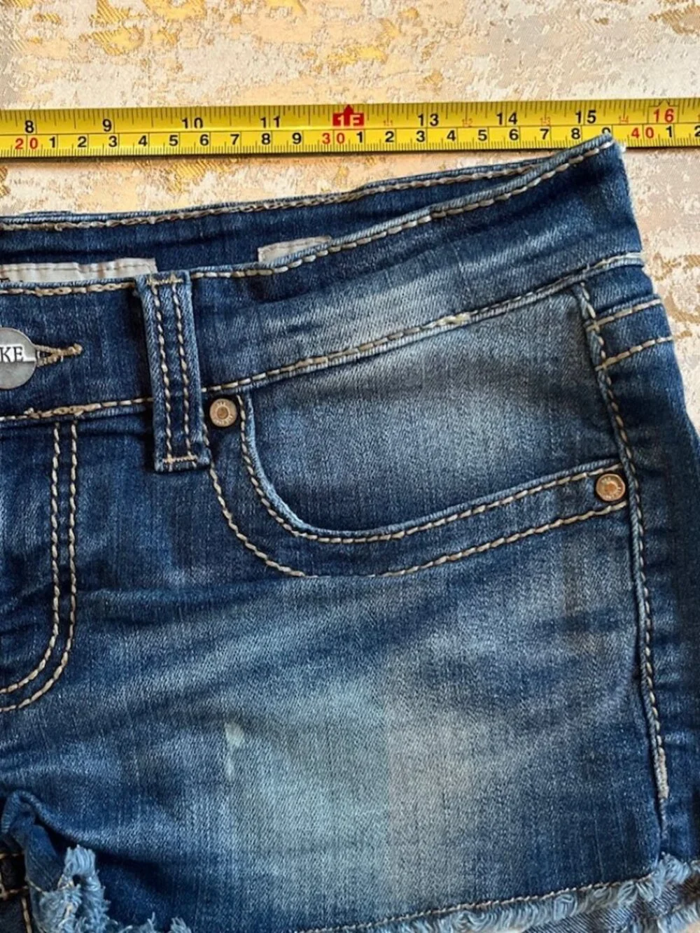 BKE Buckle Denim Jean Shorts Womens sz 28 Lot of 2 Payton Stella Blue Distressed